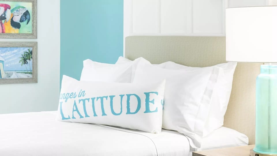 Sink into crisp linens and pillows for deep, restful sleep.