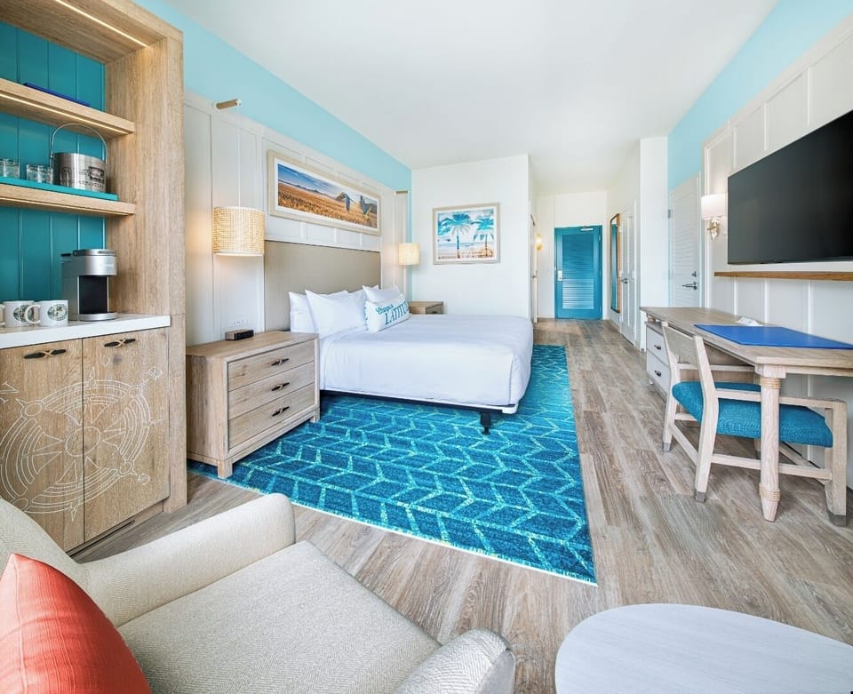 Settle into a spacious studio layout with convenient in-room storage.