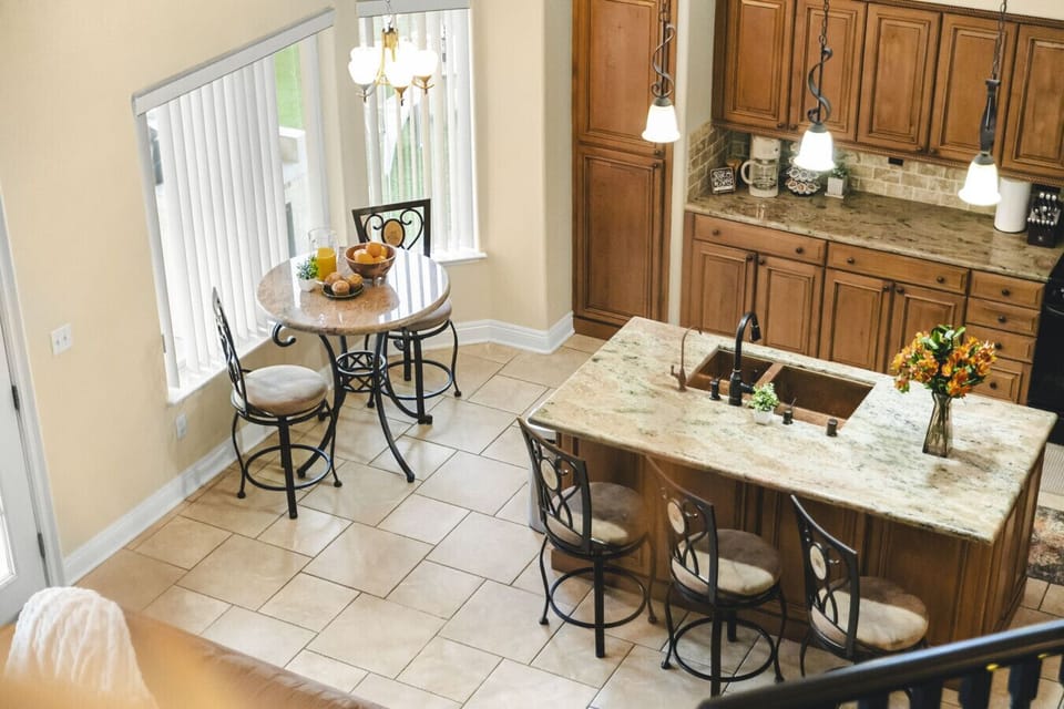 Kitchen: Add a touch of luxury to your daily routine with seating that prioritizes both form and comfort.