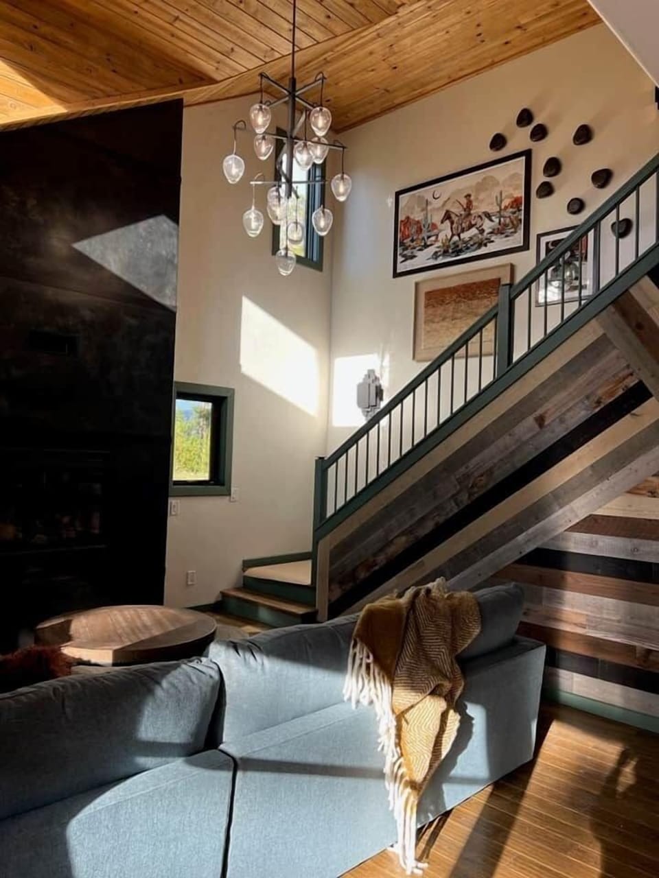 Art above stairs image