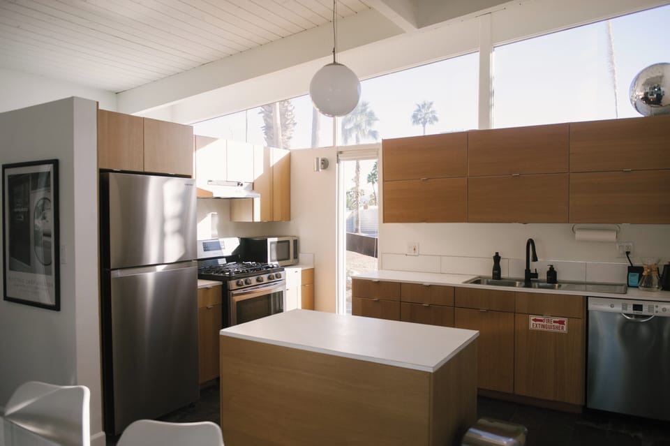 All stainless steal appliances