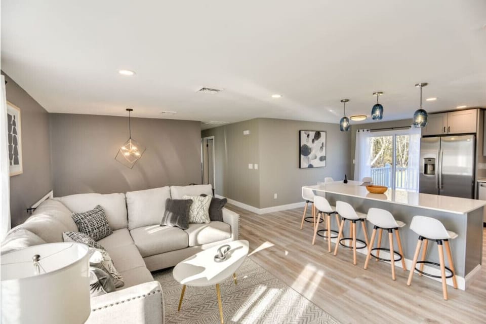 Living Room 1 | Sectional Sofa | Open Layout Kitchen Island & Bar Seating