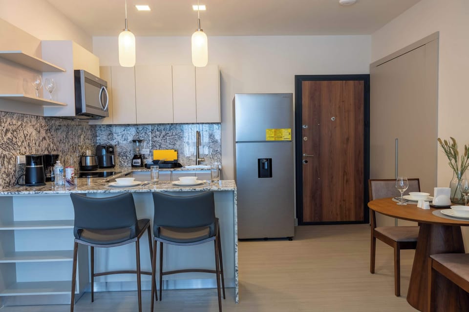 Fully equipped kitchen