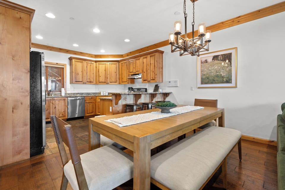 Gather around the dining table for family meals, game nights, and memorable vacation dinners.