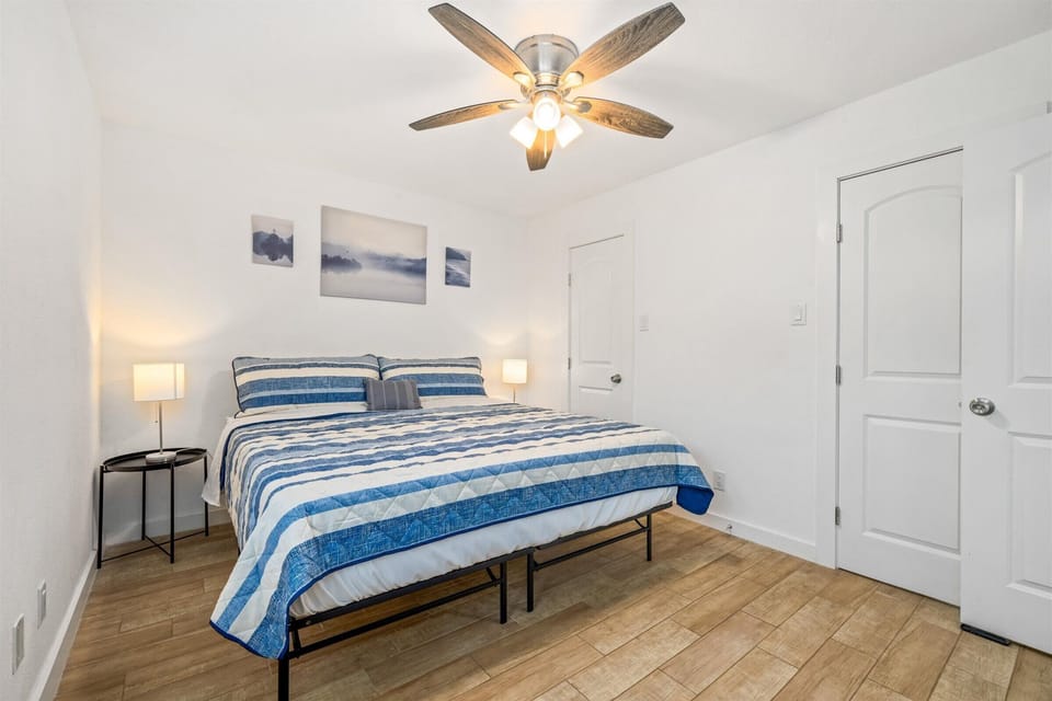 Main room view with two walking closets 