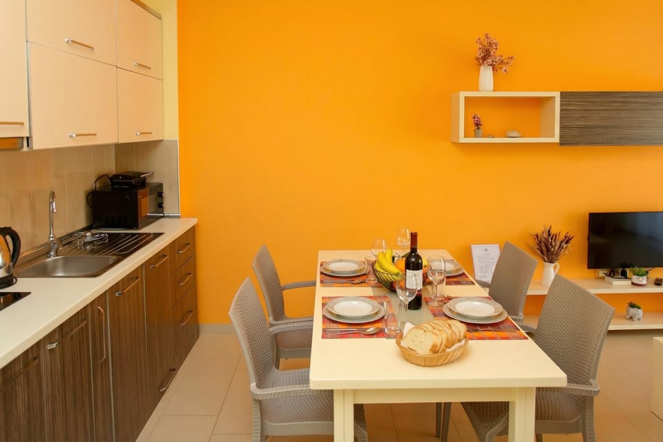 Kitchen and dining area