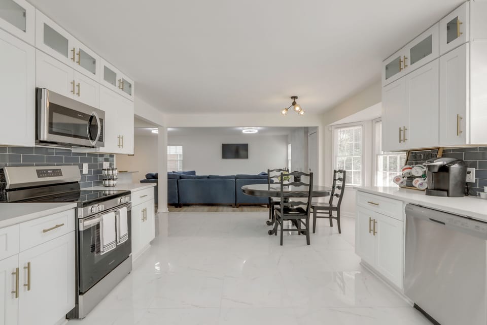Kitchen & Dining Area | Central Heating & A/C