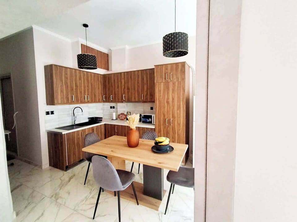 Prepare full meals in this big kitchen