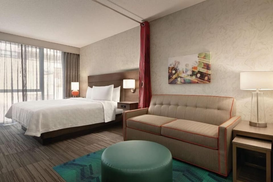 Bedroom. Interior and views may vary based on location and availability.