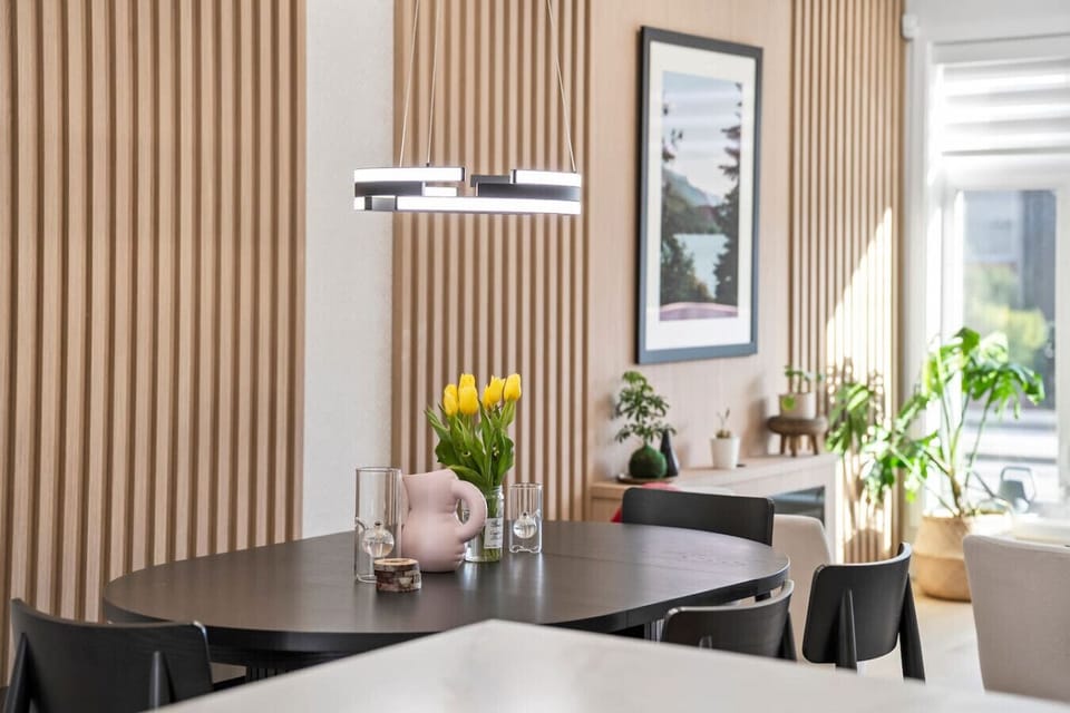Dining Area: Bright and stylish, perfect for delightful meals and vibrant conversations!