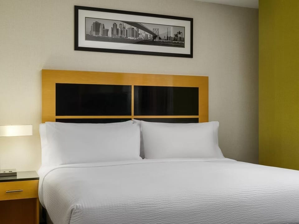 Bedroom. Interior and views may vary based on location and availability
