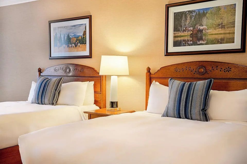 Bedroom. Interior and views may vary based on location and availability