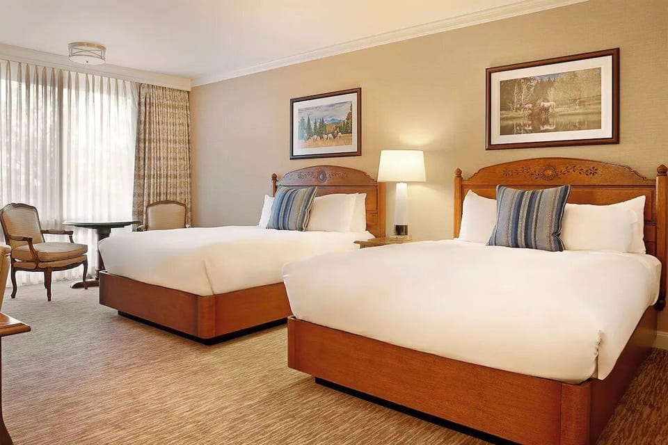 Bedroom. Interior and views may vary based on location and availability