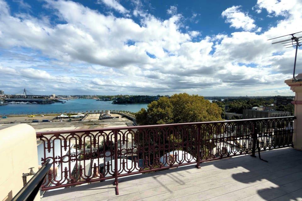 From the rooftop, enjoy views of the nearby waterfront and surrounding buildings, where the blend of urban character and calm scenery creates a relaxed and inviting atmosphere
