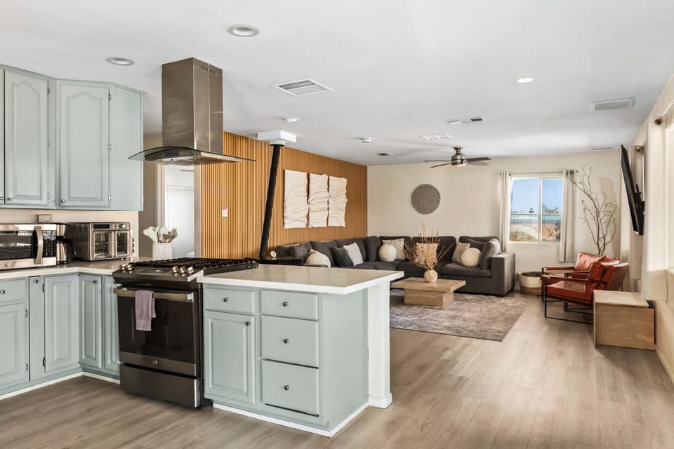 Cook, connect, and spread out in one open space.