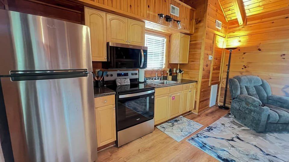 Fully stocked kitchen