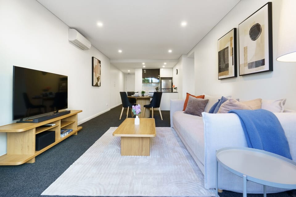 Warm and welcoming living space designed for relaxing afternoons, movie nights and quality downtime.