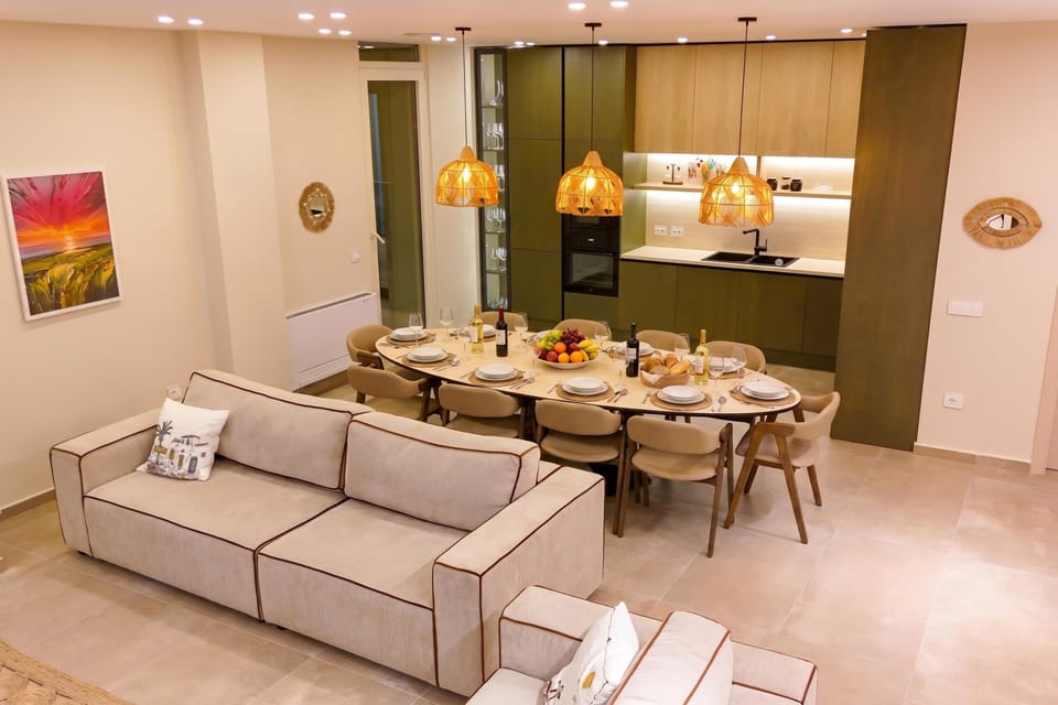 Kitchen and dining area