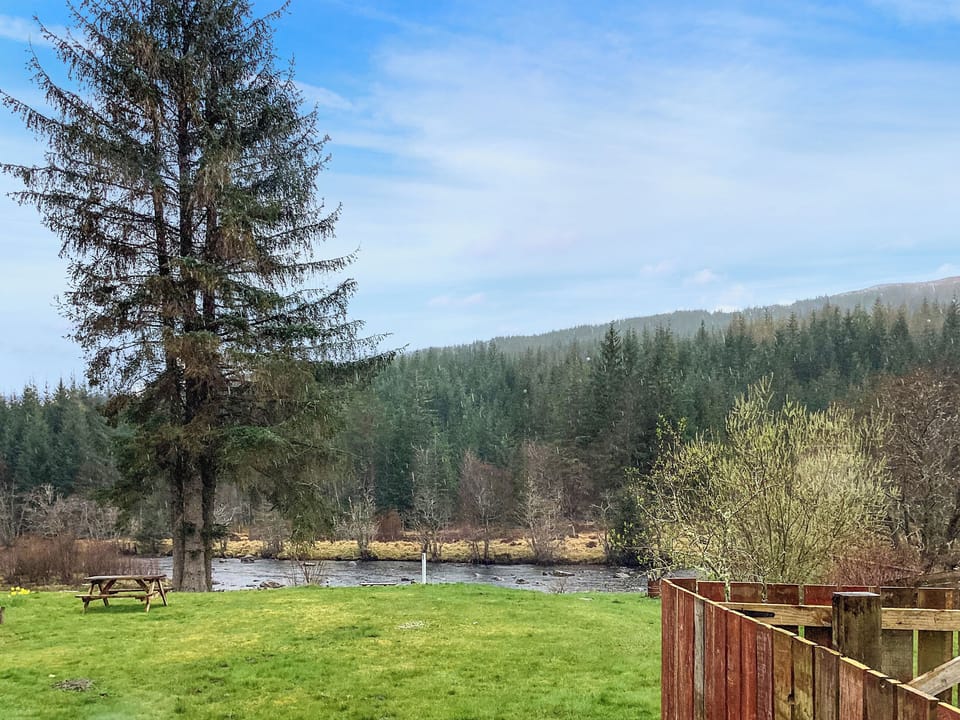 View | Stag View - River Black Water Holiday Lets, Garve