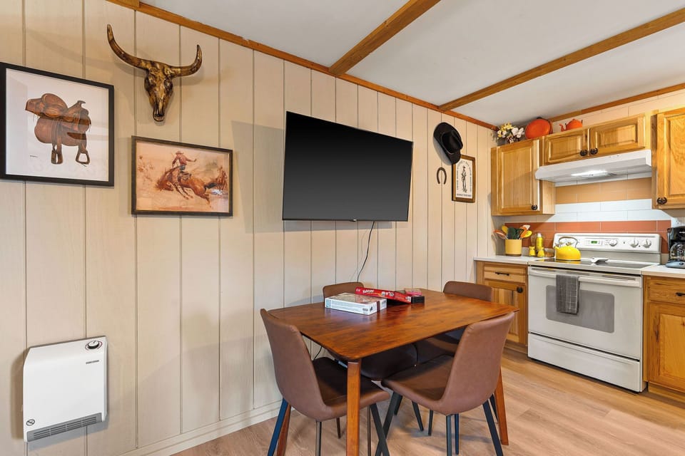 A table for good meals. Movie night or Game night, we got you covered.  Everything here is meant to be used, not just looked at.