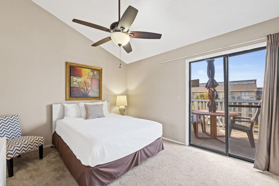 Primary Bedroom with Private Balcony