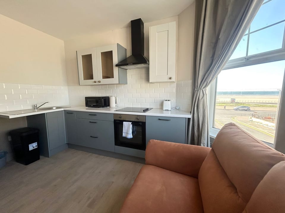 Apartment 3 Kitchen / Living Area with Seaview