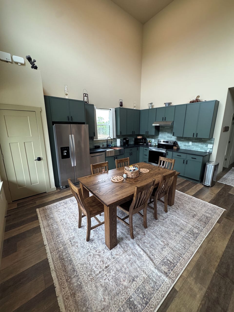 Kitchen and dining as you enter to the left