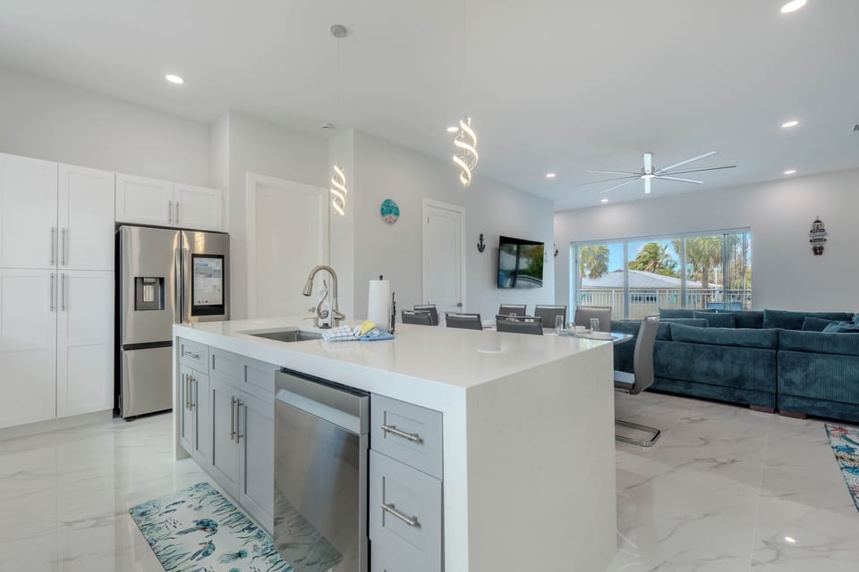 Kitchen with Views into Main Living Space