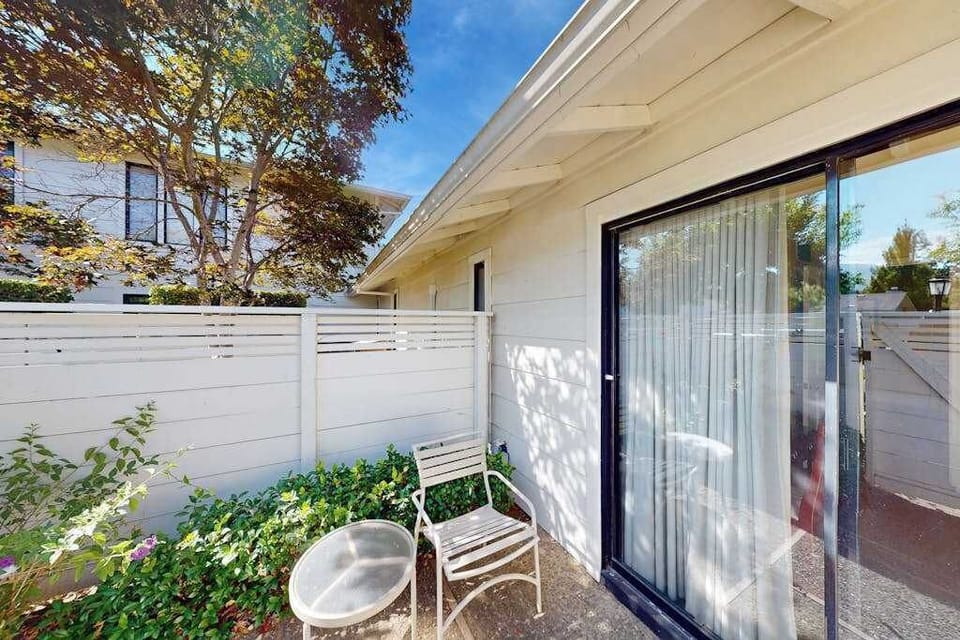 Step outside through your sliding glass door to a charming private patio with garden plantings — your own tranquil corner of Napa Valley resort living.