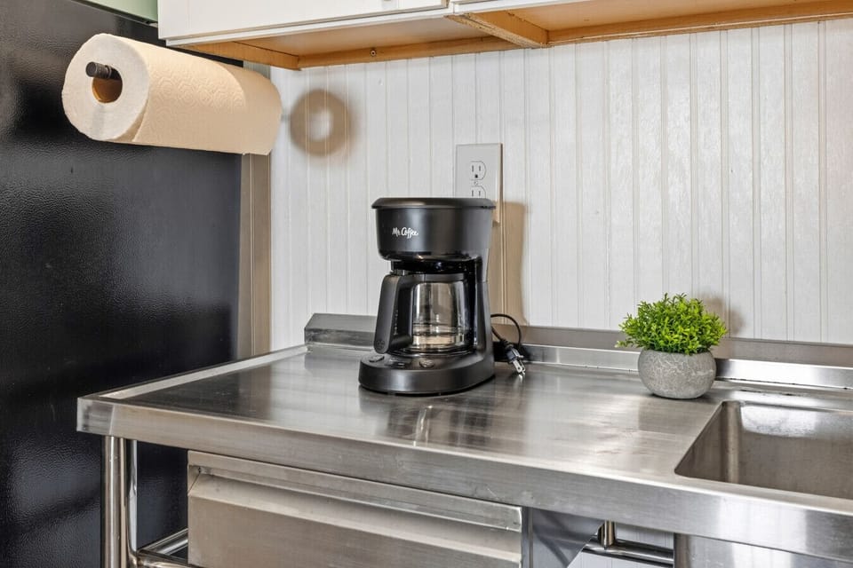 Drip coffee maker provided!