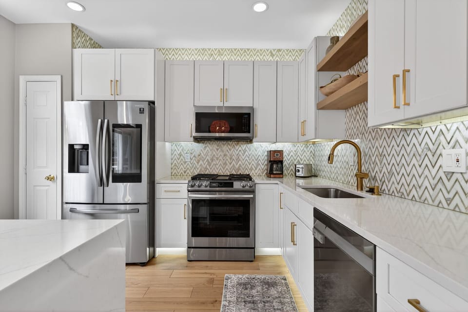 No need to pack extras — this kitchen comes fully stocked for cooking, baking, and dining in.