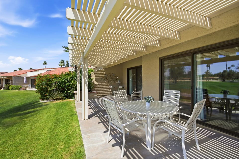 Enjoy breakfast or coffee on the patio for those beautiful bright mornings