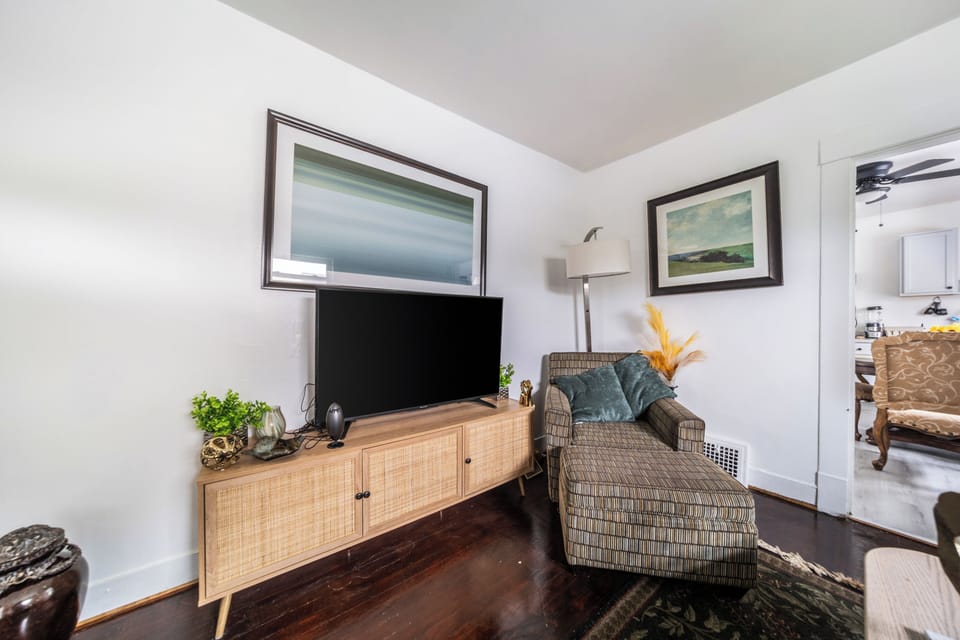 Relaxing living area for your downtime