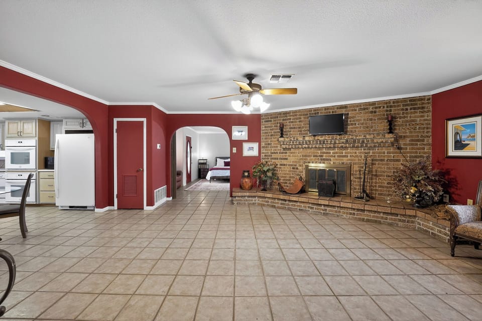 Second living room offering extra space to relax and gather with your group.