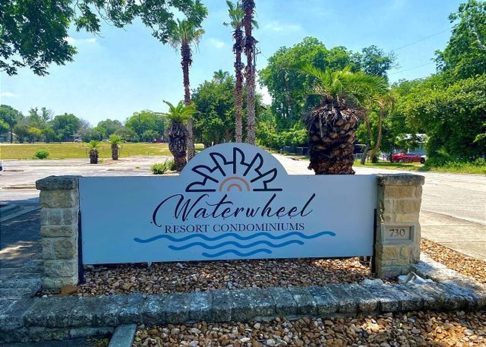 Water Wheel Sign