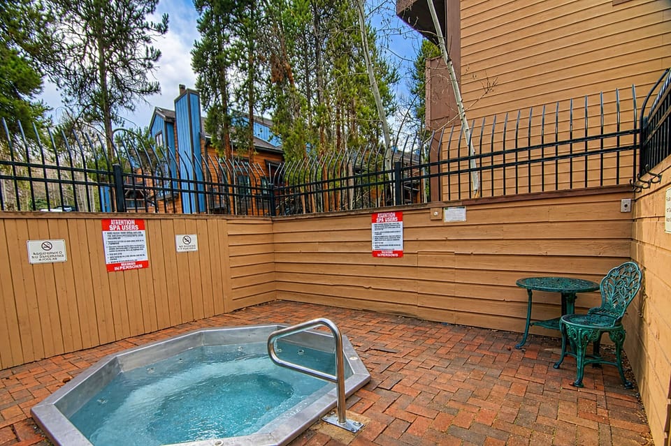 Communal Hot Tub is Right Outside the Front Door