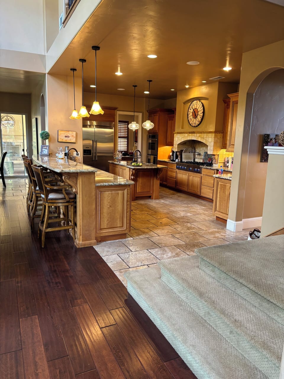 view of the kitchen