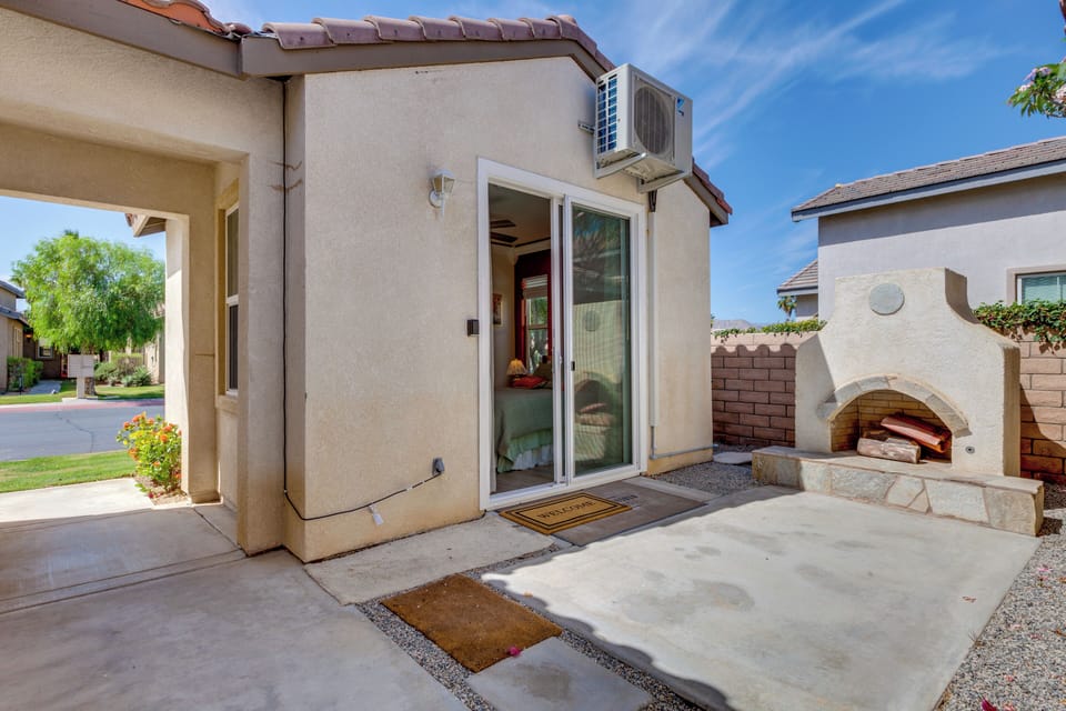 Exterior | Shared Patio | Outdoor Fireplace