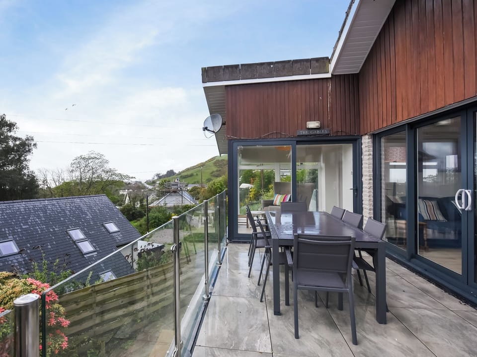 Terrace | The Gables, Aberdyfi