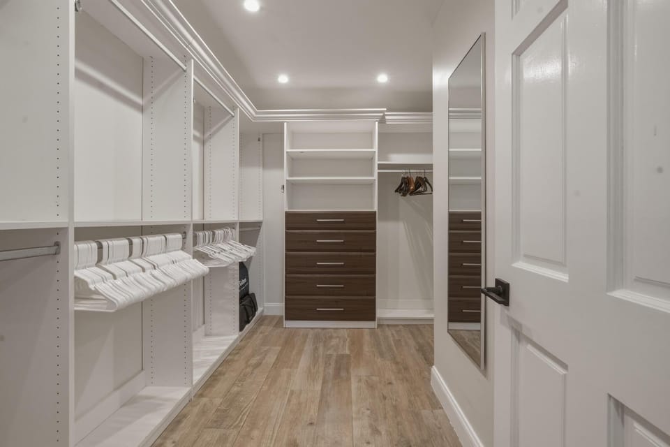 Plenty of room to unpack and settle in comfortably