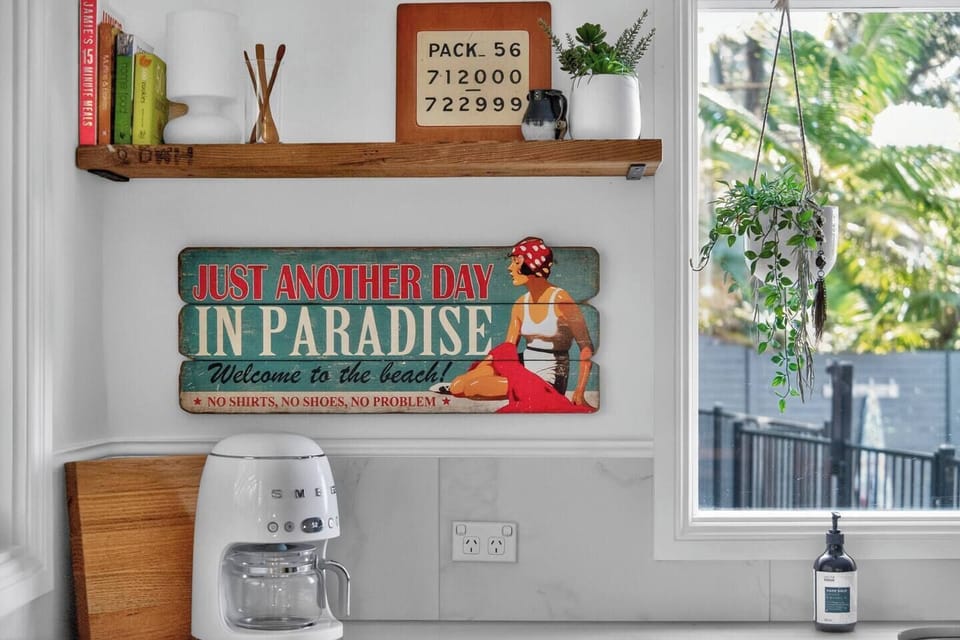 Start your morning ritual here, brewing a fresh cup before strolling to Avalon village for brunch.