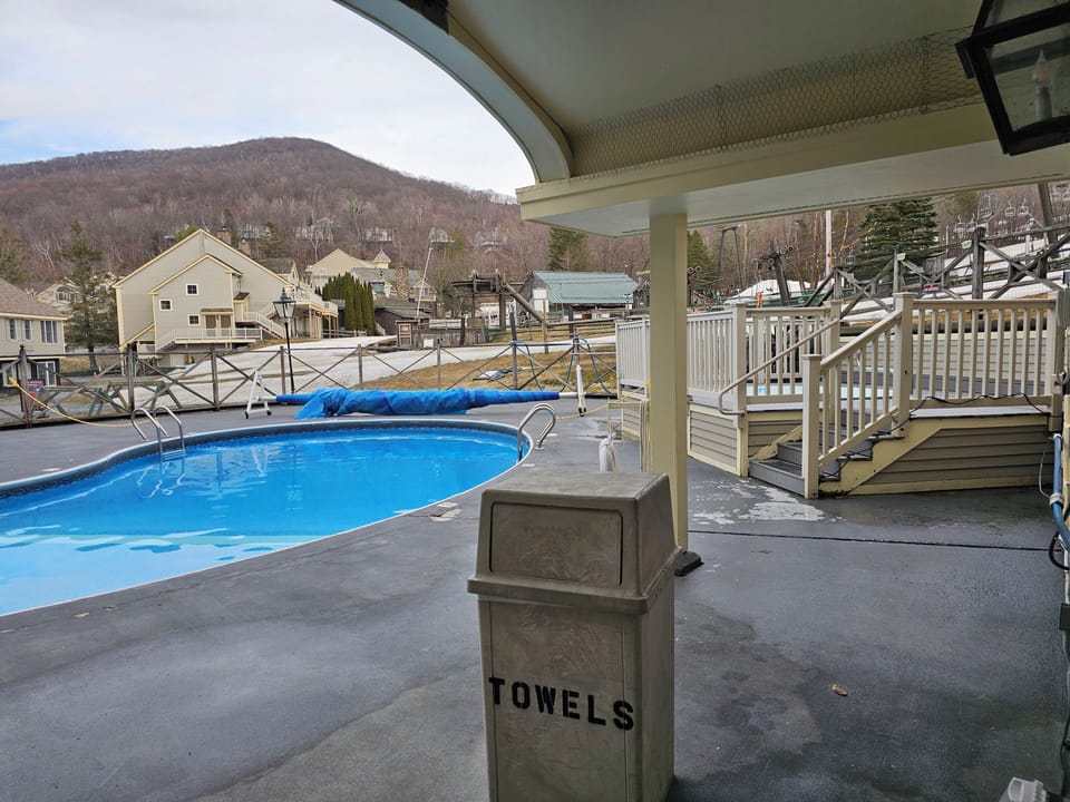 outdoor heated pool