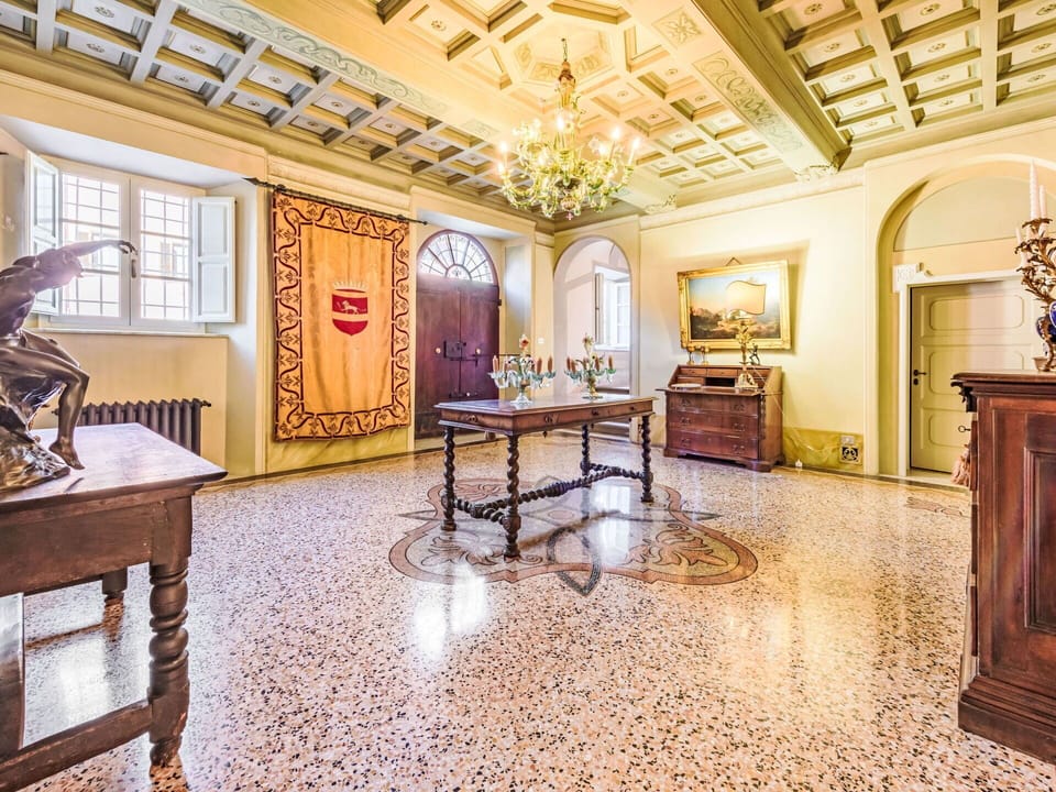 Furniture, Interior Design, Flooring, Chair, Floor, Table, Kitchen & Dining Room Table, Shade, Ceiling, Wood Stain