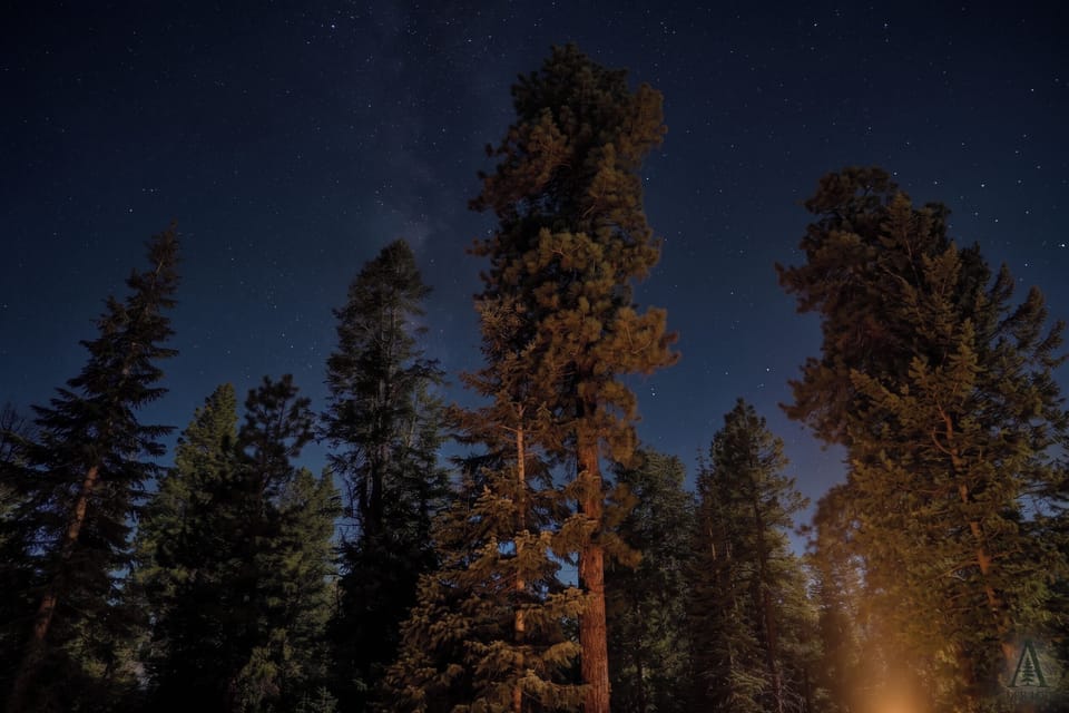 Crackling fire, towering pines, and a full view of the stars above — step outside after dark in Duck Creek and find yourself under one of the most spectacular skies on earth.