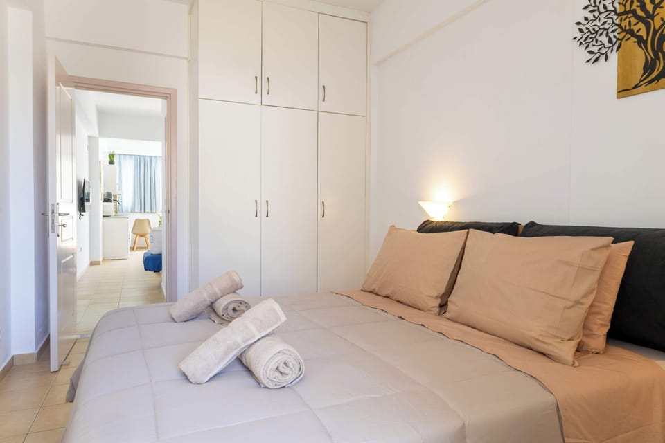 Minimalist bedroom with calming, modern design