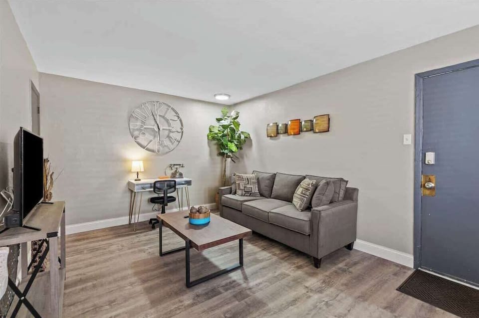 Living room — comfortable seating and smart TV