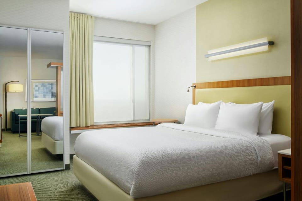 Bedroom. Interior and views may vary based on location and availability