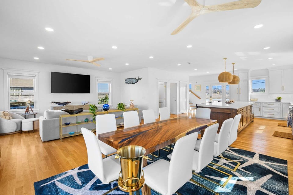 Large Dining Room table with seating for 10 guests