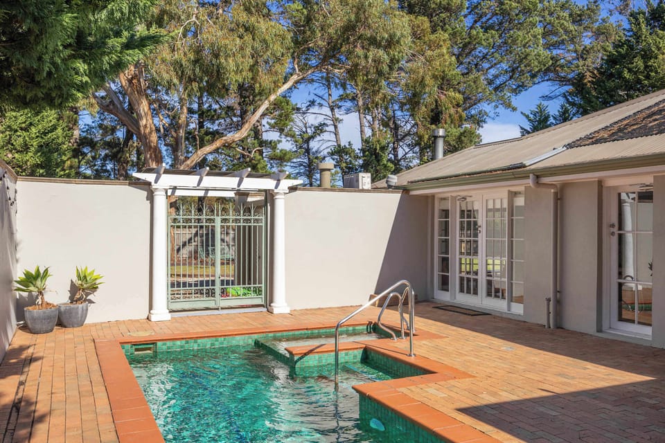 The lap pool and spa. The pool is solar-heated and we suggest use in Spring and Summer. The spa is gas heated