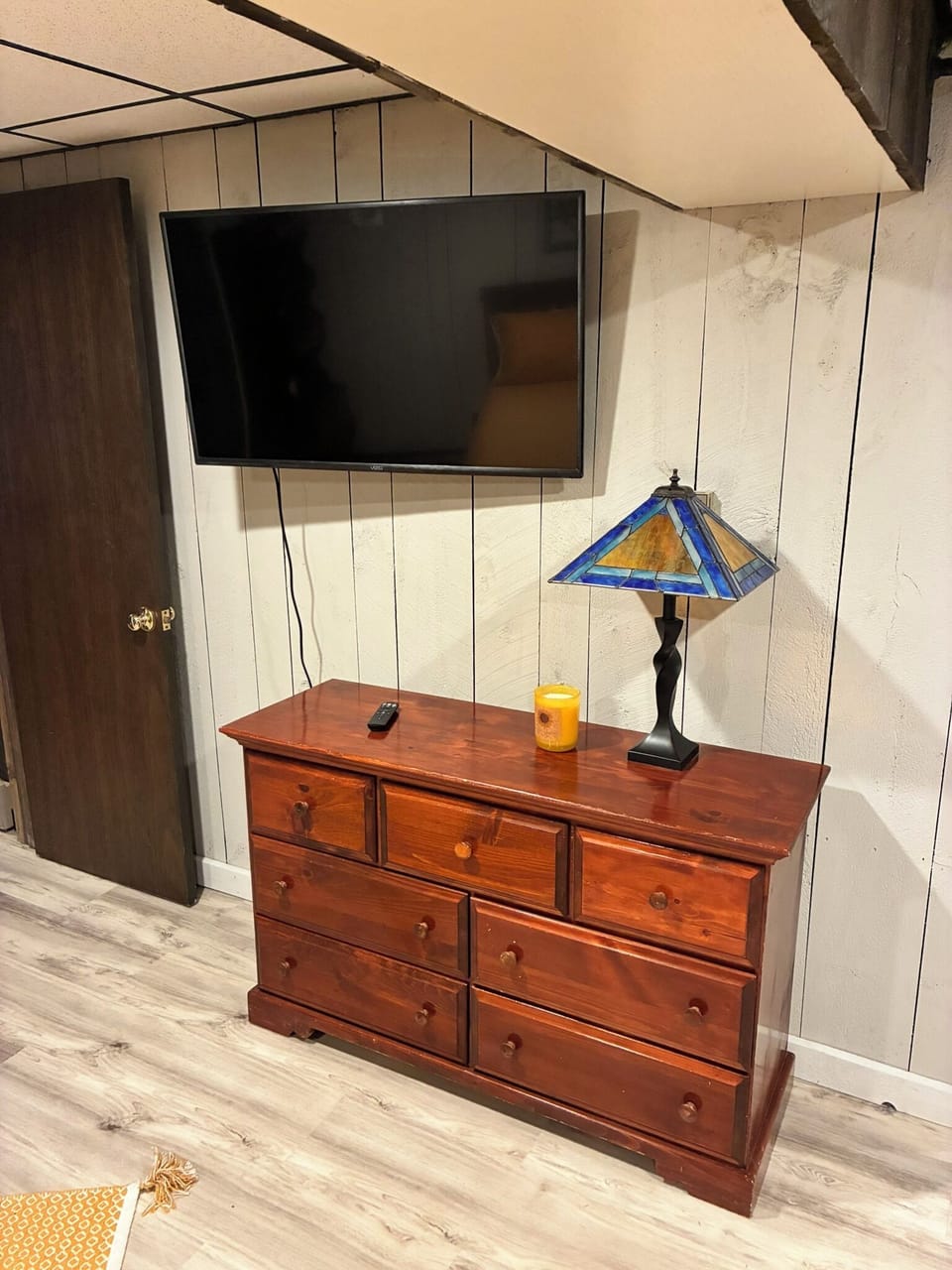 dresser and tv